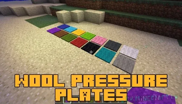 Превью: Wool Pressure Plates - нажимные плиты из шерсти